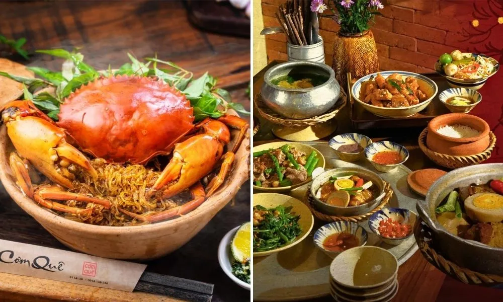 Một số món ăn hấp dẫn, mang đậm hương vị quê nhà tại nhà hàng Cơm Quê Gia Lai