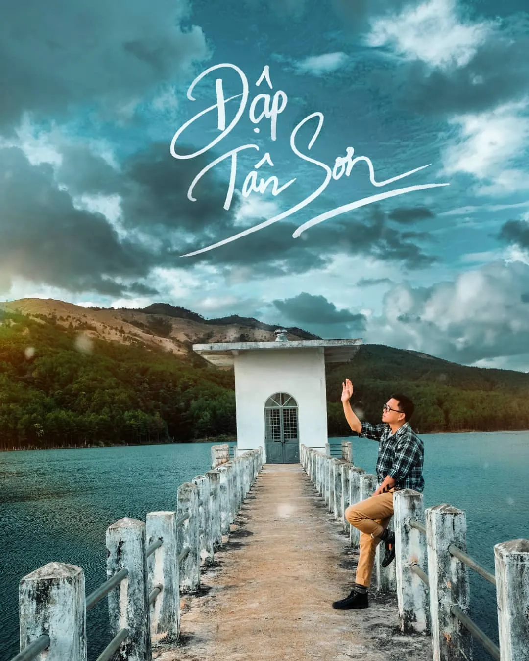 Vẻ đẹp hùng vĩ của đập thủy lợi Tân Sơn Gia Lai