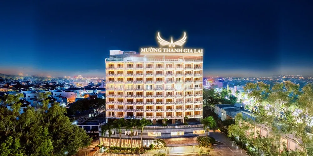 Phòng nghỉ hiện đại với tiện nghi cao cấp tại Mường Thanh Grand Gia Lai