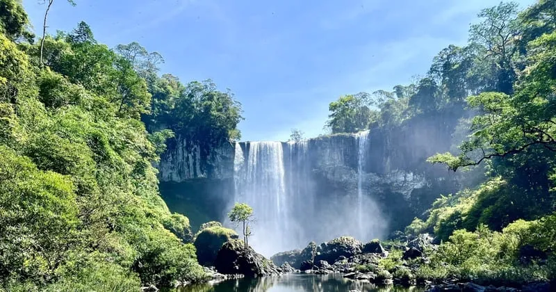 Cảnh quan hoang sơ tại Khu Bảo tồn Thiên nhiên Kon Chư Răng, Gia Lai