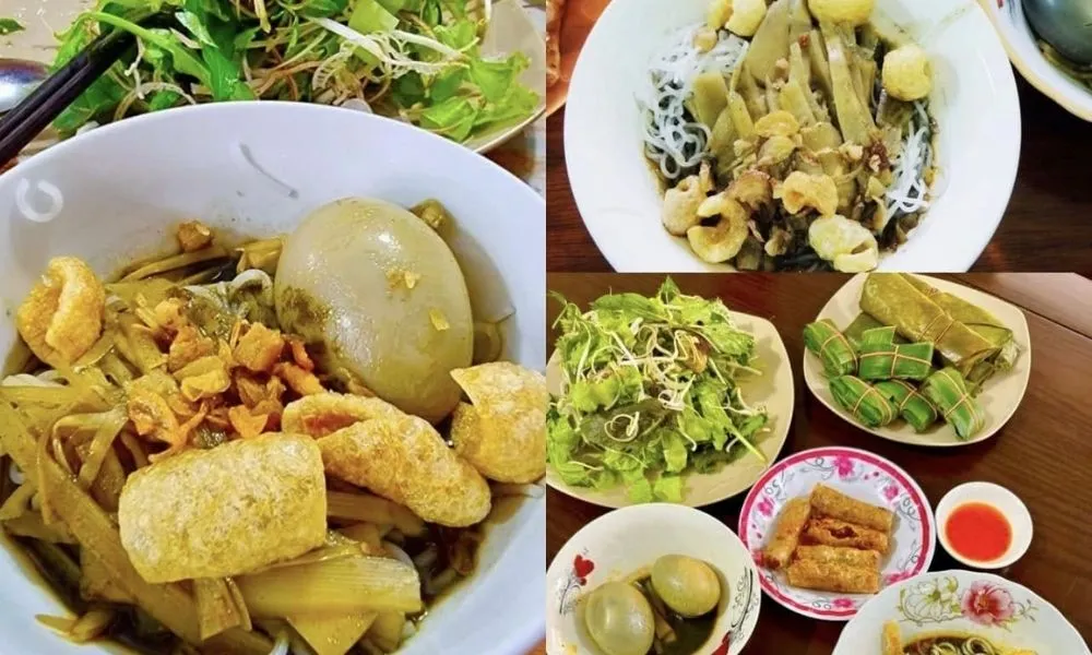 Thực khách thưởng thức món phở khô tại quán Phở khô Hồng Pleiku