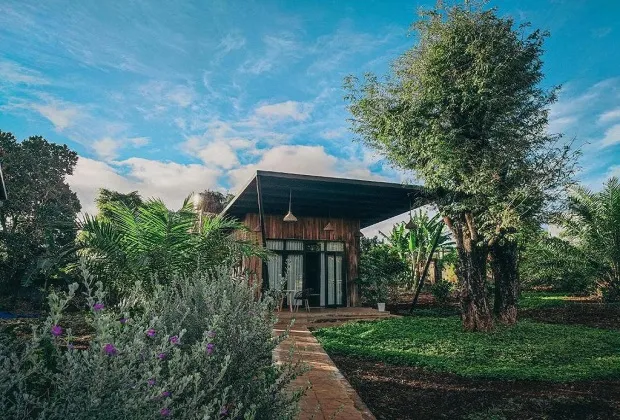 Paksong Farmstay Gia Lai với view núi rừng thơ mộng