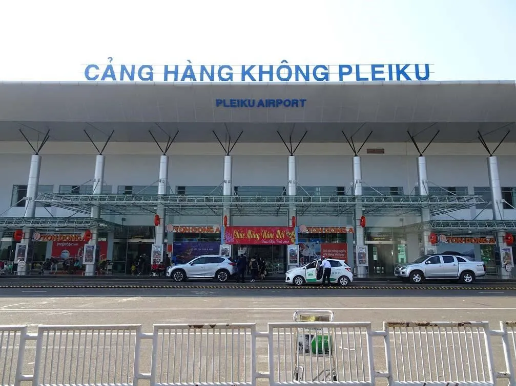 Cảng hàng không Pleiku - Điểm hạ cánh khi chọn di chuyển đến Gia Lai bằng máy bay