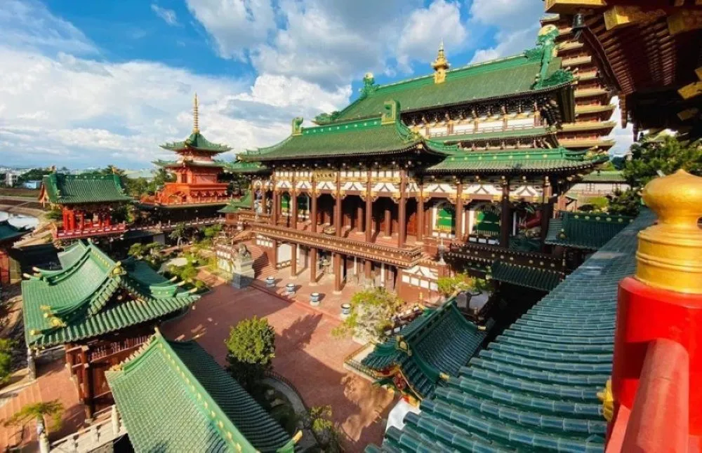 Kiến trúc mái cong độc đáo của Chùa Minh Thành Pleiku sau đợt trùng tu