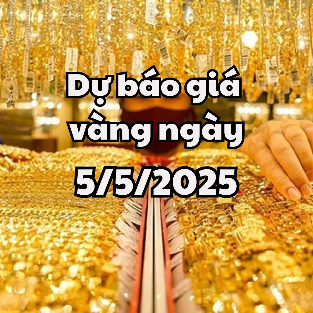 Giá vàng SJC và các loại vàng miếng khác được cập nhật ngày 5/5/2025