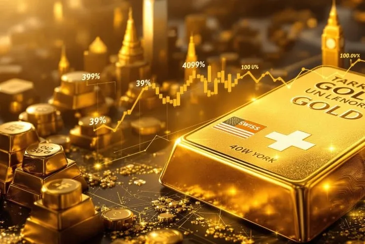 Giá vàng tăng mạnh, vàng thỏi lại ồ ạt chuyển về Mỹ ngày 23/08/2025.